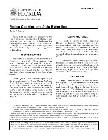 Florida Coonties and Atala Butterflies - Palm and Cycad Societies of ...