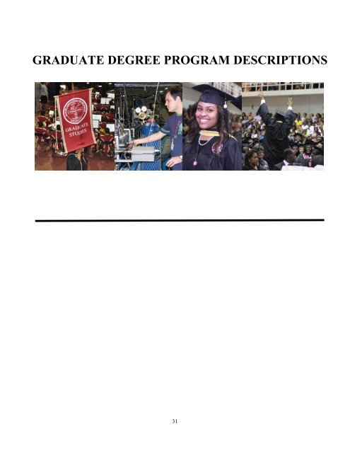 Graduate Catalog: 2012-2013 - Alabama A&M University