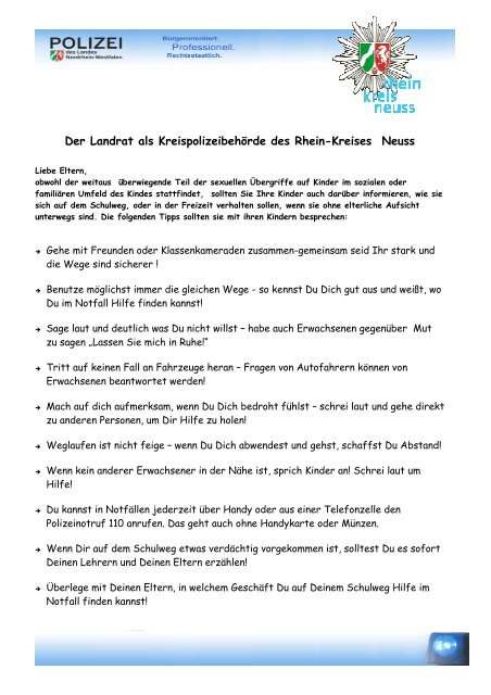 Sicherer Schulweg Nicht Barrierefrei Fremde S Flyer Pdf