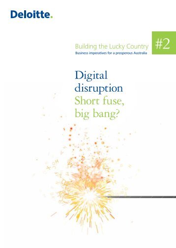 Digital disruption Short fuse, big bang? - Rundle Mall