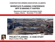 Project Planning: A Case Study - Construction Owners Association ...