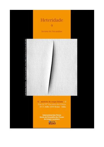Revista de PsicanÃ¡lise