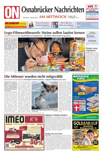 Steine sollen laufen lernen - epaper - Osnabrücker Nachrichten