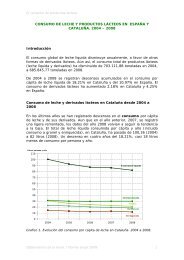 CONSUMO DE LECHE Y PRODUCTOS LÁCTEOS EN ... - RuralCat