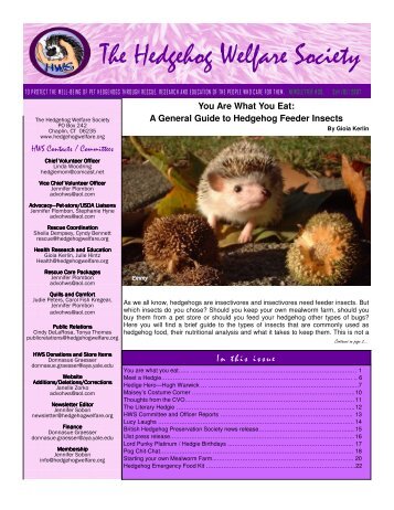 The Hedgehog Welfare Society