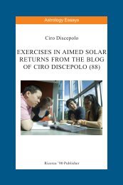 exercises in aimed solar returns from the blog of ... - cirodiscepolo.it