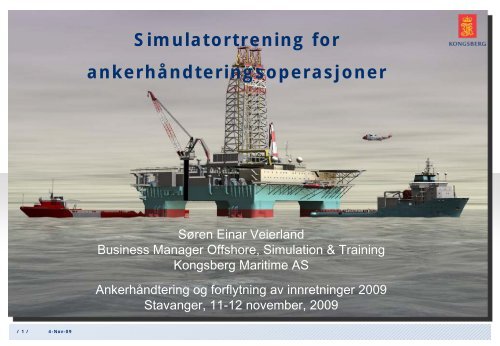 Offshore fartÃ¸y simulator