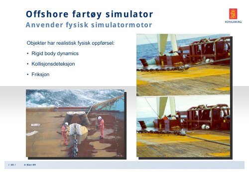 Offshore fartÃ¸y simulator