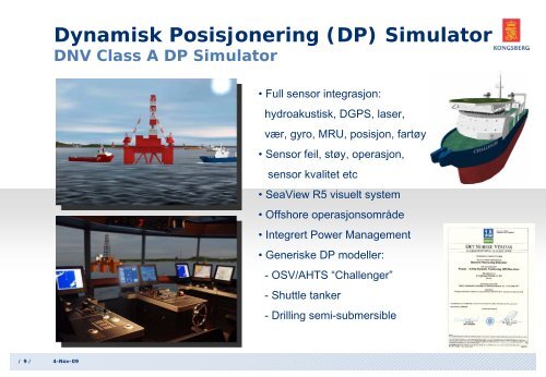 Offshore fartÃ¸y simulator