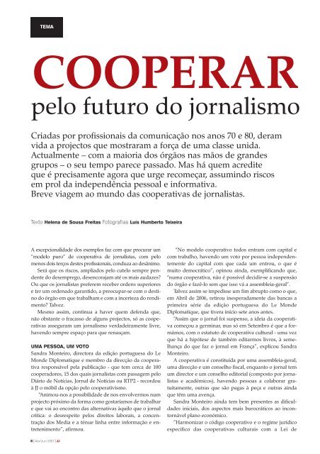 Cooperar pelo futuro do jornalismo - Clube de Jornalistas