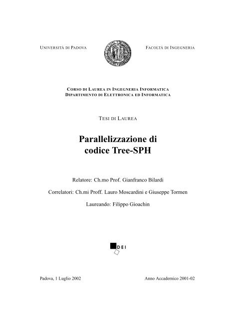 Scarica il pdf con la mia tesi - Parallel Programming Laboratory