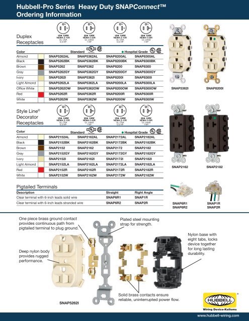 Get Connected in a Snap with Hubbell! - Hubbell Wiring Device ...