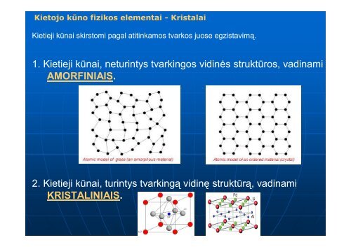 Kietojo kūno fizikos elementai - Kristalai