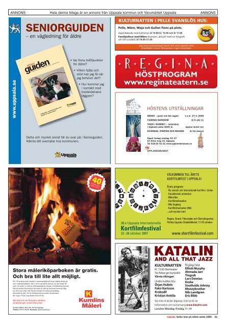 Programtidning 2007 - KulturNatten Uppsala