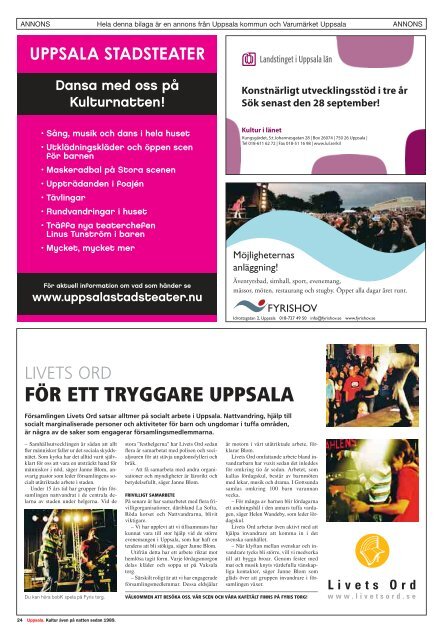 Programtidning 2007 - KulturNatten Uppsala