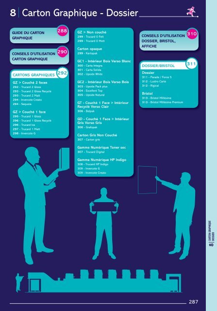 8 Carton Graphique - Dossier - Easy catalogue