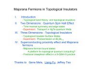Majorana Fermions in Topological Insulators - Institute of ...