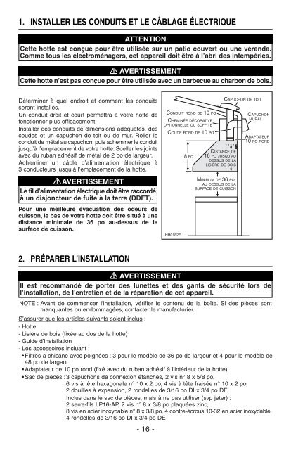 Broan Elite EPD61 Series Installation Manual (SV20571 rev 02 ...