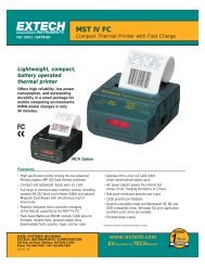 Extech MST IV FC Portable Printer