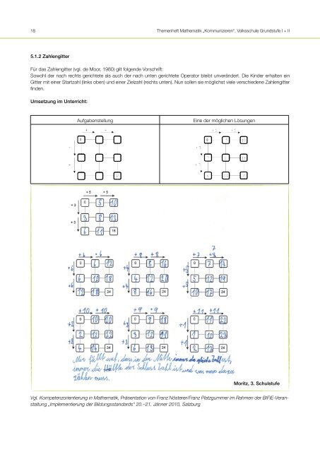 Themenheft Mathematik âKommunizierenâ - PÃ¤dagogische ...