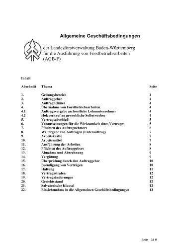 Anforderungen - Waldwissen.net