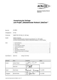 Auswertung der Umfrage zum Projekt âSelbstfahrender Rollstuhl ...