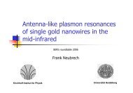 like plasmon resonances of single gold nanowires in the mid infrared