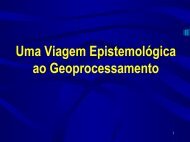 Uma Viagem EpistemolÃ³gica ao Geoprocessamento - Georeferencial