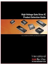 High Voltage Gate Drive IC Product Selection Guide