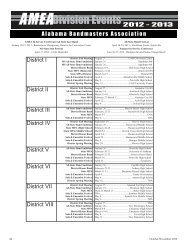 Schedule of Events - Alabama Music Educators Association