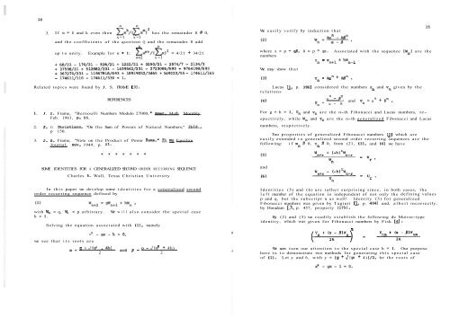 Vol. 4 No 1 - Pi Mu Epsilon