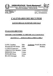 LICEO PEDAGOGICO e delle SCIENZE SOCIALI - Liceo Statale C ...