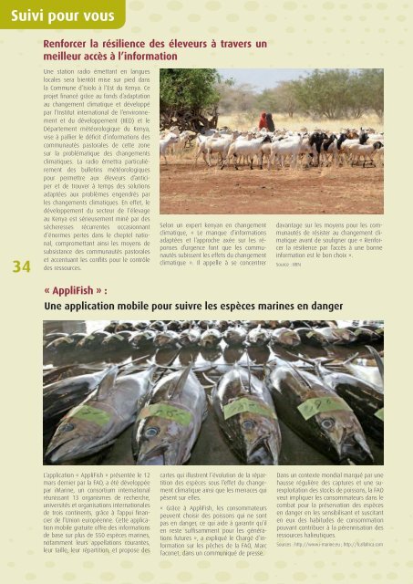 Avril 2013 - Le système de riziculture intensive - IED afrique