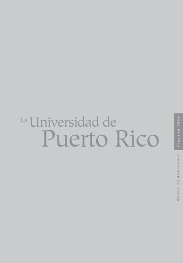 Manual de Admisiones - UPR- Portal de Estudiantes - Universidad ...