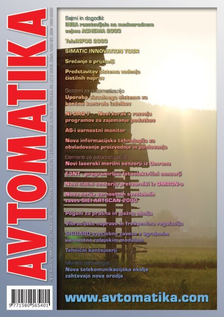 TeleINFOS 2003 - Avtomatika