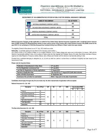 Page 1 of 7 - United India Insurance