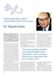 dr. takeshi Kubo - Stockholm International Water Institute