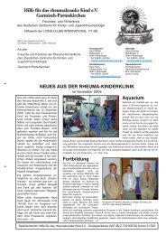 Infobrief November 2006 - Deutsches Zentrum für Kinder