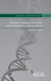 manual NEBNext Multiplex Small RNA Library Prep Set for ... - URGV