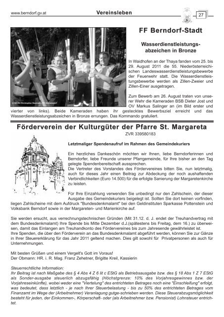 Besuchen Sie das Margaretenzimmer und besichtigen ... - Berndorf