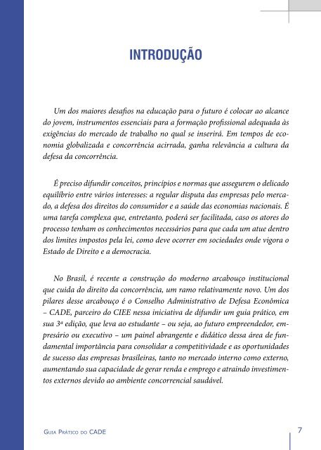 guia prÃ¡tico do cade - Conselho Administrativo de Defesa EconÃ´mica