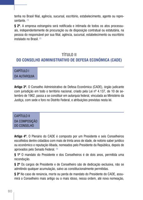 guia prÃ¡tico do cade - Conselho Administrativo de Defesa EconÃ´mica