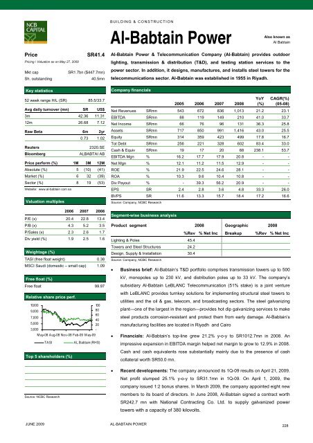 to download the complete report - GulfBase.com