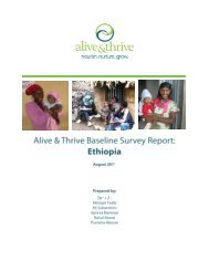 Full Report - Alive & Thrive