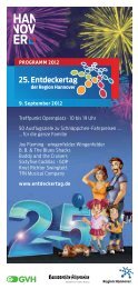 25. Entdeckertag - Entdeckertag der Region Hannover