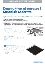 Canadisk CedertrÃ¦ terrasse-4F - Bauhaus