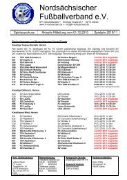 Amtliche Mitteilung vom 01.12.2010 - SV Concordia Schenkenberg