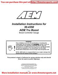 Installation Instructions 30-4350.pdf - THMotorsports.net