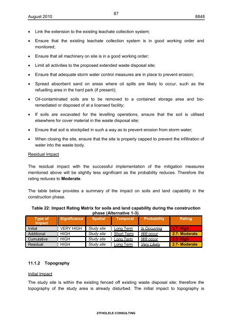 FEIR for Boitshepi Landfill Site .pdf - Zitholele.co.za