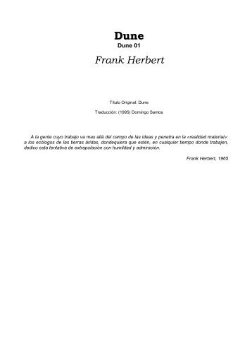 Herbert, Frank - Dune - Universidad del Cauca